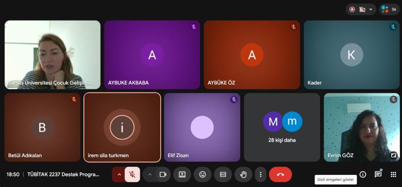 TÜBİTAK 2237-Bilimsel Eğitim Etkinliklerini Destekleme Programı-"Çocuk Gelişimi ...